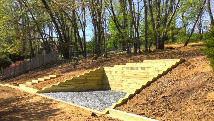 Retaining Wall Build by ADH Landscaping, LLC